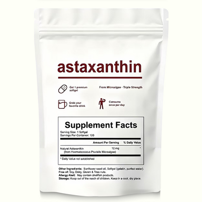Max Potency 12mg Astaxanthin Softgels